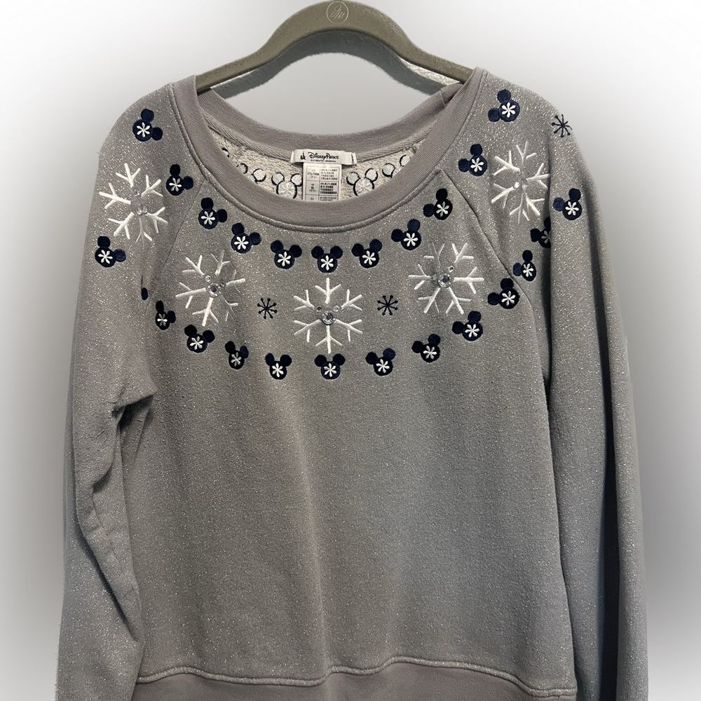 Disney Snowflake Holiday Sparkle Sweatshirt